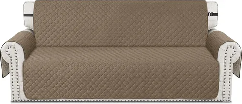 Vista 92 de XINEAGE Funda para Sillón Reclinable Resistente al Agua, Fundas Antideslizantes para Silla Reclinable con Bolsillos, Fundas Acolchadas Gruesas