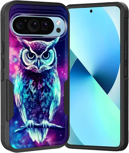 Vista 65 de Funda para Pixel 6A, Híbrida de Doble Capa de Servicio Pesado Resistente a Prueba de Golpes PC Duro + Funda Protectora de Silicona Suave para Google