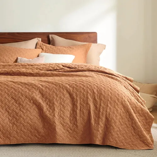 Vista 15 de Bedsure Quilts Twin Size - Lightweight Bedspreads Twin Size with Basket Weave Pattern, Soft Quilt Bedding Set, Grey Comforter Set Coverlet for All