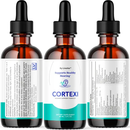 Vista 8 de Cortexi - Gotas orales para beber, fórmula para la salud del oído, soporte auditivo, paquete de 2 botellas (suministro para 60 días)