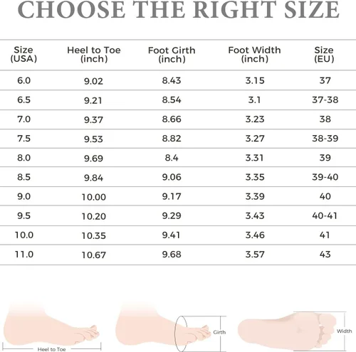 Vista 7 de Ankis Platform Heels Womens Pumps Black White Nude Closed Toe Chunky Heel Shoes