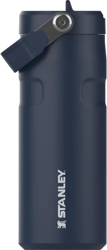 Vista 46 de STANLEY - Botella de agua IceFlow Flip Straw 2.0 con pajilla abatible, abertura más grande, acero inoxidable aislado, sin bisfenol A, 16 onzas
