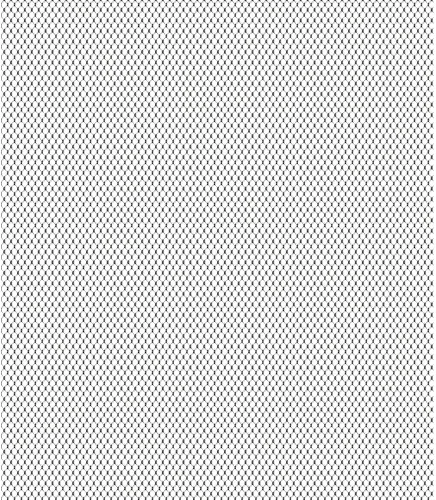 Vista 12 de Malla Universal de Plata de 40"x13" para Parrilla de Auto - Rejilla de Aleación de Aluminio para Vehículo, Agujeros Rómbicos de 1x2mm