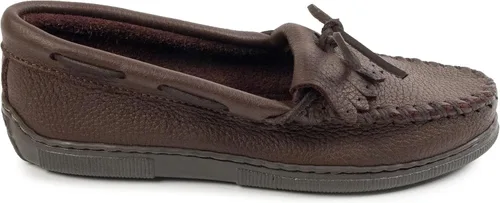Vista 4 de Minnetonka Mocasín Kilty con flecos Moosehide para mujer