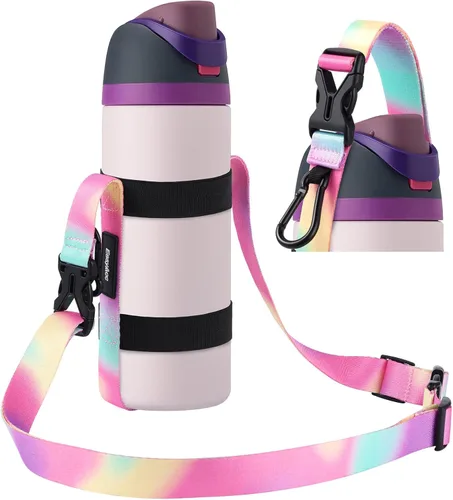 Vista 8 de EasyAcc Correa de Soporte para Botella de Agua, para Owala FreeSip 24 32 40 oz, Hydro Flask, Cirkul, Yeti, Stanley Flip, Botellas de Agua