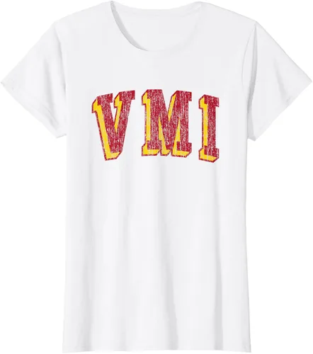 Vista 11 de VMI Keydets Retro Arch Camiseta, Negro