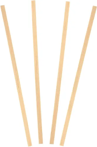 Vista 2 de Royal 1000 agitadores de madera para bebidas de café, 5.5 pulgadas, paquete de 2