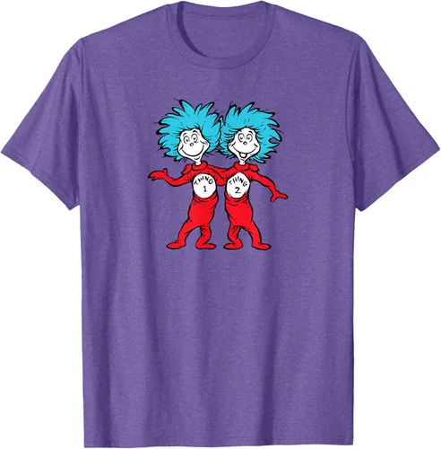 Vista 11 de Dr. Seuss Thing 1 Thing 2 Buddies - Camiseta Negro