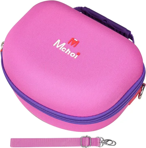 Vista 5 de Mchoi Funda rígida adecuada para Riwbox CT-7 Rosa/para Jack CT-7S Cat Green 3.5mm/para iClever IC-HS01 Bluetooth Auriculares inalámbricos sobre