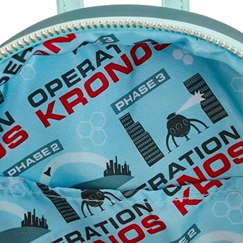 Vista 8 de Loungefly Disney Pixar Moments Incredibles Syndrome Mini mochila, Multi, Mini mochila