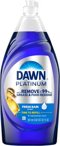 Vista 19 de Dawn Platinum - Jabón líquido para lavavajillas, aroma a lluvia refrescante, 479 ml