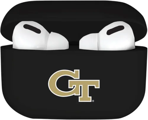 Vista 2 de Funda para Airpods de TPU del Instituto Tecnológico de Georgia, clásica Blanco