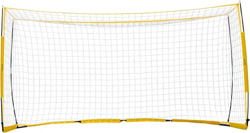 Vista 10 de VEVOR Portable Soccer Goal, 12 x 6 ft Large Practice Soccer Net, Steel Fiberglass Structure Training Goal Set with Carry Bag, All-Weather Outdoor