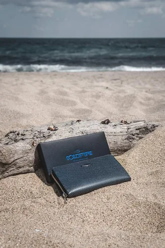 Vista 7 de ColdFire Carteras de acordeón con cremallera alrededor de RFID para mujer para el día o la noche