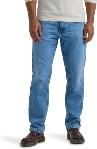 Vista 13 de Lee - Pantalones vaqueros rectos de ajuste relajado para hombre Azul hielo.