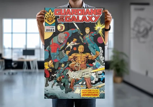 Vista 7 de Guardians Of The Galaxy Volume 3 - Comic Poster (Comic Cover) (Size: 24" x 36") (Laminated Poster)
