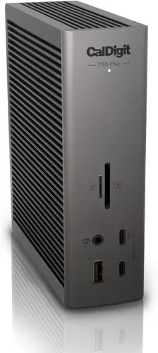 Vista 10 de CalDigit TS5 Thunderbolt 5 Dock - Fuente de alimentación de 15 puertos
