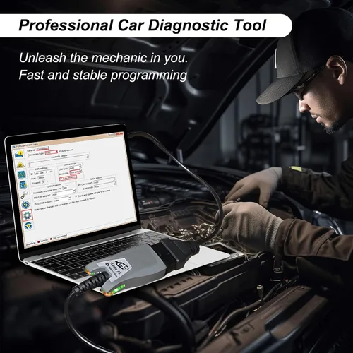Vista 6 de VGATE vLinker FS USB FORScan OBD2 Adaptador para interruptor automático HS/MS-CAN, cable OBD2 USB FORScan adaptador lectores de código