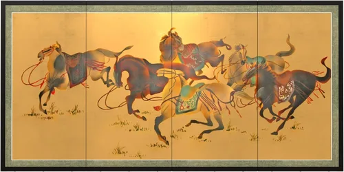 Vista 14 de Red Lantern Grúas de hoja de oro de 36" x 72