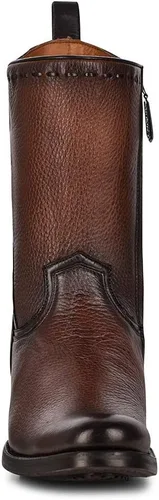 Vista 3 de Cuadra Botas urbanas para hombre en piel de ciervo genuino marrón