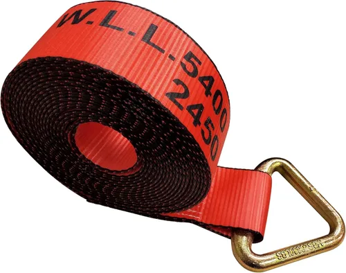 Vista 39 de Mega Cargo Control 1 paquete de correas de cabrestante de anillo en D de 3 pulgadas x 30 pies, amarres negros resistentes para control de carga