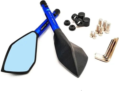 Vista 10 de Accesorios Espejos retrovisores laterales para motocicleta, aluminio CNC para Kawasaki Ninja 400R GTR1400 ZX14R Z1000SX H2R KLZ1000 Versys Z400