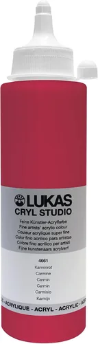 Vista 139 de Lukas CRYL Studio Artist - Pintura acrílica para artistas, Alizarín Carmesí, tubo de 125 ml - Pinturas acrílicas de alto pigmento para pintura