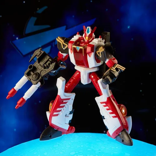 Vista 7 de Transformers Generations Legacy Voyager Class Velocitron Speedia 500 Colección de figuras: Cybertron Universe Override 18