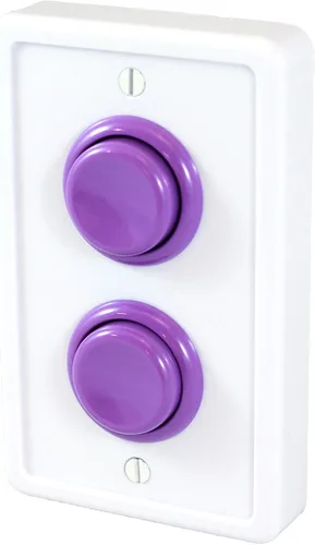 Vista 7 de Caja para interruptor estilo sala de juegos, para decoración del cuarto de los niños o el cuarto de juegos blanco/rosa/púrpura (White/Pink/Purple)