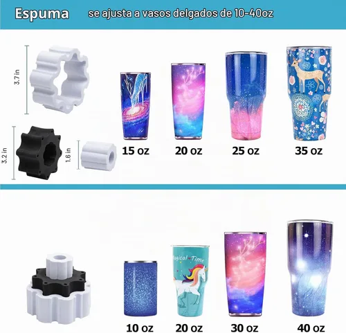 Vista 4 de Vaso giratorio giratorio con marco Matal doble, para manualidades, máquina epoxi para bricolaje con eje de dirección profesional de equilibrio
