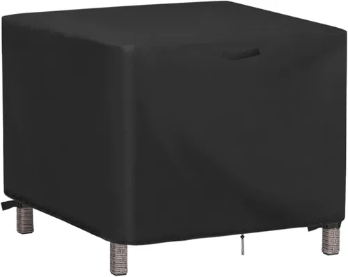 Vista 11 de Funda pequeña para mesa auxiliar de exterior, cubierta de mesa auxiliar de patio de 17 pulgadas para exteriores, funda impermeable para muebles