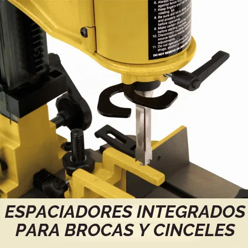 Vista 7 de Powermatic Mortajadora de sobremesa, cincel de 3/4", carrera de 5-1/2", 115/230V 1Ph (modelo PM701)