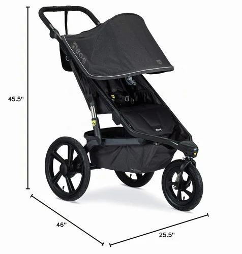 Vista 6 de BOB Gear Alterrain - Cochecito para correr, color negro