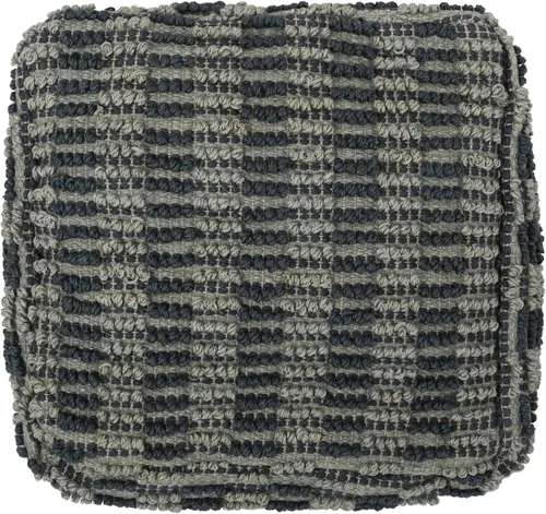 Vista 6 de Christopher Knight Home Carolina Boho - Puf cubo de tela, azul y verde azulado, natural
