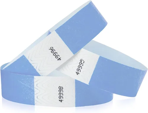Vista 20 de WristCo Variety - Pack de pulseras de 3/4 pulgadas Tyvek, Paquete variado