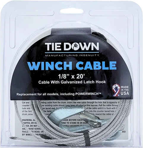 Vista 8 de Tie Down Engineering 59380 - Cable de cabrestante (1/8 pulgadas x 20 pies)