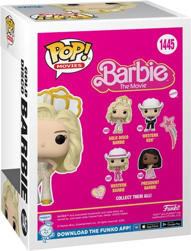 Vista 3 de Funko Pop! Movies: Barbie - Disco de oro Barbie - (Dance Party) - Figura de vinilo coleccionable - Idea de regalo - Producto oficial - para niños