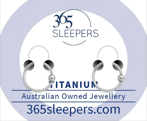 Vista 17 de 365 Sleepers Anillo de titanio de 18G de 0.236 a 0.394 pulgadas, con bisagras, segmento BCR, hélice, tragus, septum, nariz, labio, arete de aro