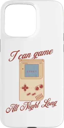 Vista 31 de I Can Game All Night Long Retro Handheld Gamer Case for iPhone 16