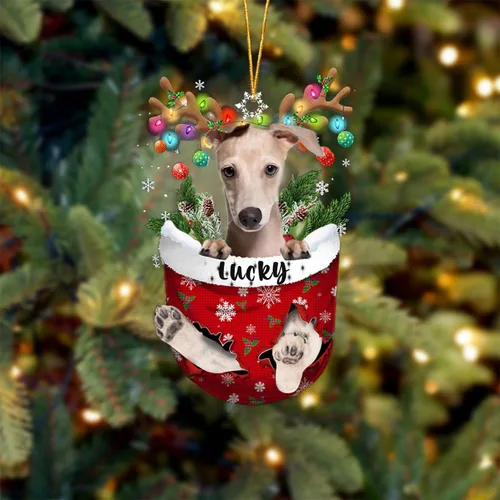 Vista 76 de Adorno de Navidad personalizado para perro Airedale Terrier en bolsillo de nieve, adorno para árbol de Navidad, idea de regalo para amantes