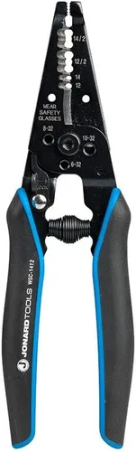 Vista 10 de Jonard Tools WSS-612 - Pelacables de acero inoxidable con curva, 6-12 AWG, acero inoxidable 50 HRC, mango ergonómico, corte de tornillos y bucle