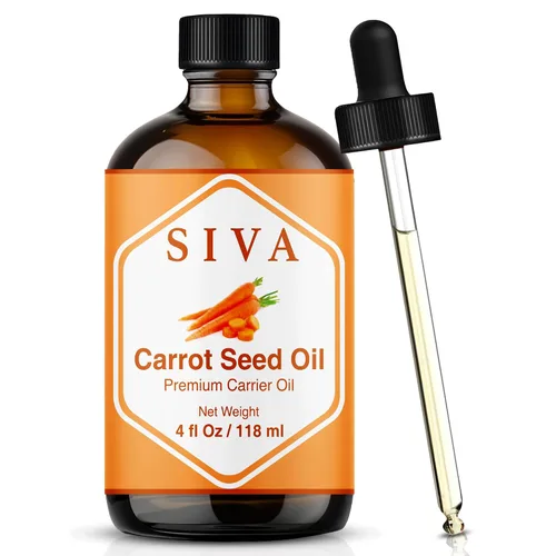 Vista 9 de Siva Black Seed Aceite orgánico de 16 oz (16.0 fl oz) Aceite portador orgánico prensado en frío prémium para cara, cuidado de la piel, masaje