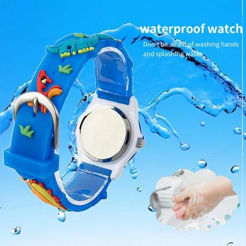 Vista 3 de Child's love Relojes para niños, relojes de dibujos animados 3D para uso diario, relojes impermeables para niños, regalos para niños de 3 a 12 años