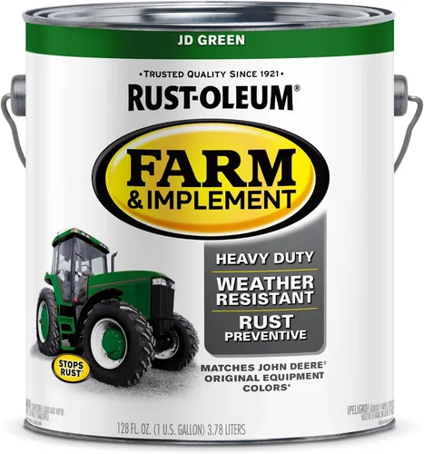 Vista 49 de Rust-Oleum Farm & Implement 280176 - Pintura esmaltada, galón, naranja (Allis Chalmers Orange)