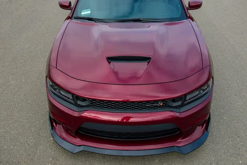 Vista 10 de Repuesto para Dodge Charger 2015 SRT Style 3 piezas parachoques delantero inferior divisor de labio (plástico ABS - negro plano)