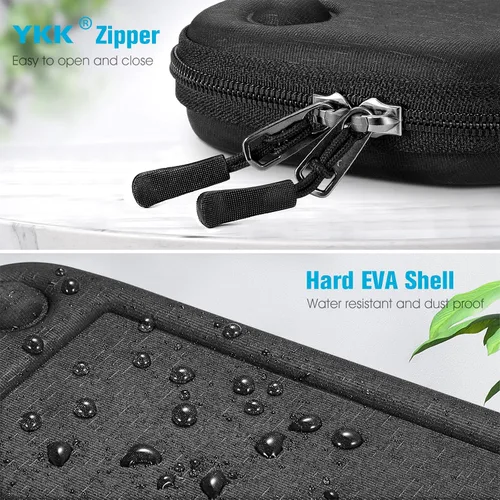 Vista 7 de Fintie Slim Carrying Case for Nintendo Switch OLED Model 2021/Switch 2017 - [Slim Fit] Shockproof Protective Travel Storage Bag with 10 Game