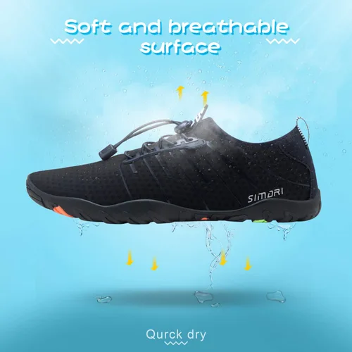 Vista 5 de SIMARI - Zapatos para deportes acuáticos de secado rápido para hombre o mujer ideales para buceo natación surf caminar en el agua playa o yoga
