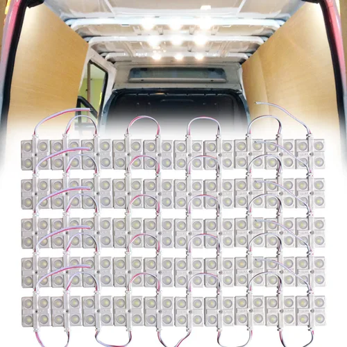 Vista 11 de Kit de luz LED interior Ampper, para furgoneta, Blanco