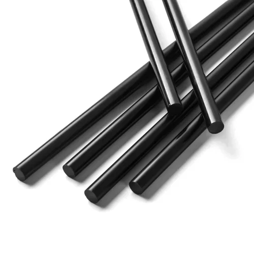Vista 9 de Varilla redonda de plástico de copolímero de acetal de 6 mm de diámetro, 20 cm de longitud - Color negro - Paquete de 6 (6mm×20cm, 6)