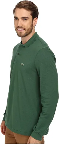Vista 2 de Lacoste Polo clásico de piqué de manga larga para hombre
